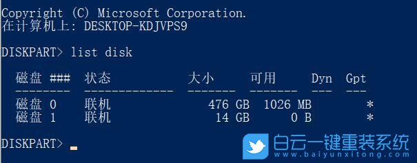Win10,Diskpart,格式化分區步驟