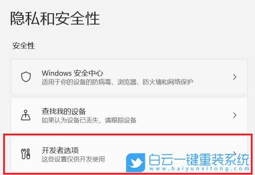 Win11,開發人員選項,開發人員步驟